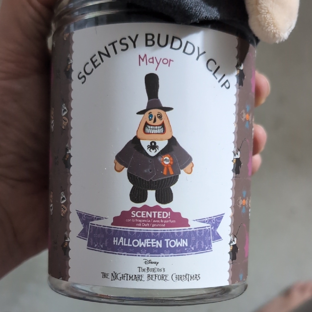 Scentsy Buddy Clip - Mayor with Purple and Black Accents